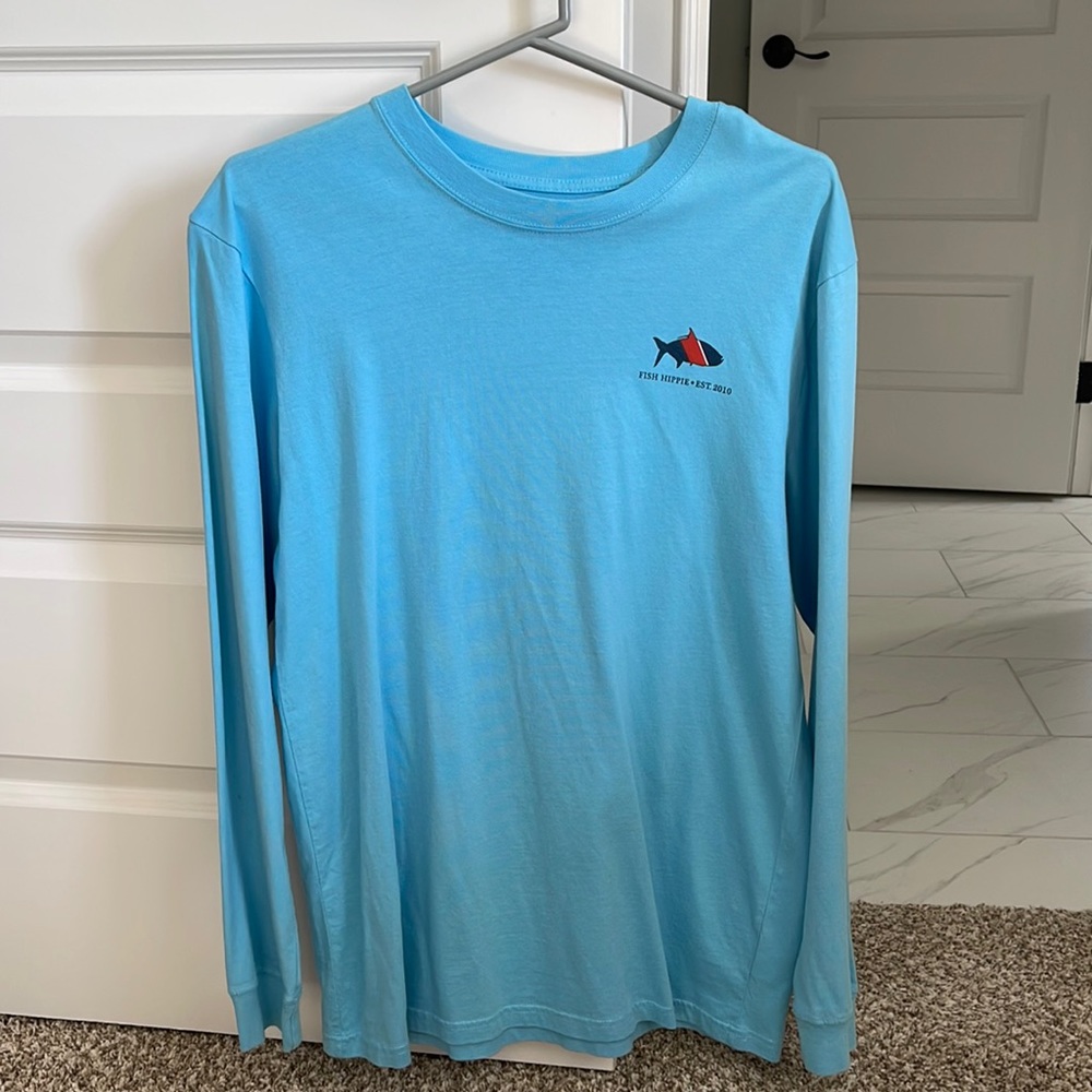 Men’s Fish Hippie Long sleeve T-shirt Large